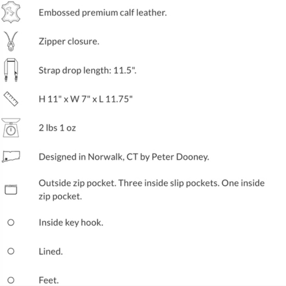 Dooney & Bourke Ostrich Tote/  BOSTR1854 FGKR - Picture 8 of 10